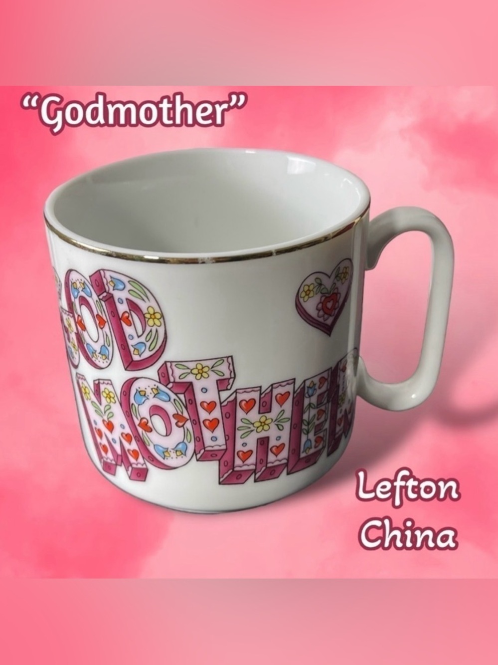 Godmother Lefton China Coffee Mug